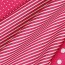 Baumwollpopeline Streifen - pink