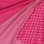 Baumwollpopeline Streifen - pink
