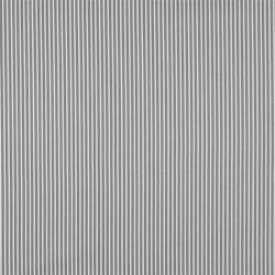 Baumwollpopeline Streifen - kieselgrau