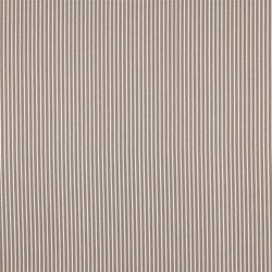 Baumwollpopeline Streifen - dunkelsand