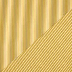 Baumwollpopeline Streifen - ocker