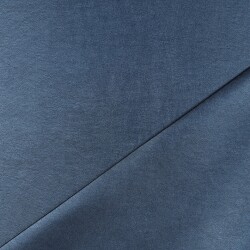 Kunstleder Metallik-Glanz - stahlblau metallic