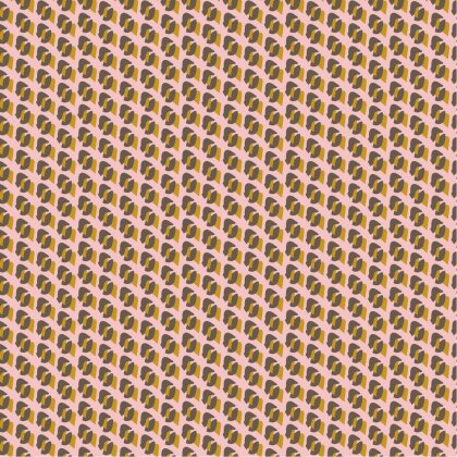 Baumwollpopeline Grafik Punkte - hellrosa