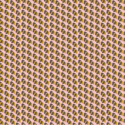 Baumwollpopeline Grafik Punkte - hellrosa
