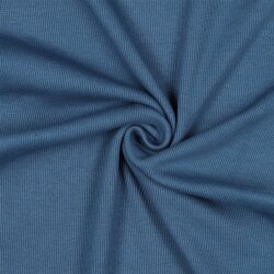 Ripp Strickbündchen Organic - jeansblau