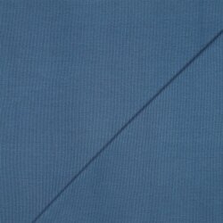 Ripp Strickbündchen Organic - jeansblau