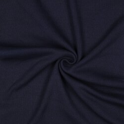 Ripp Strickbündchen Organic - dunkelblau