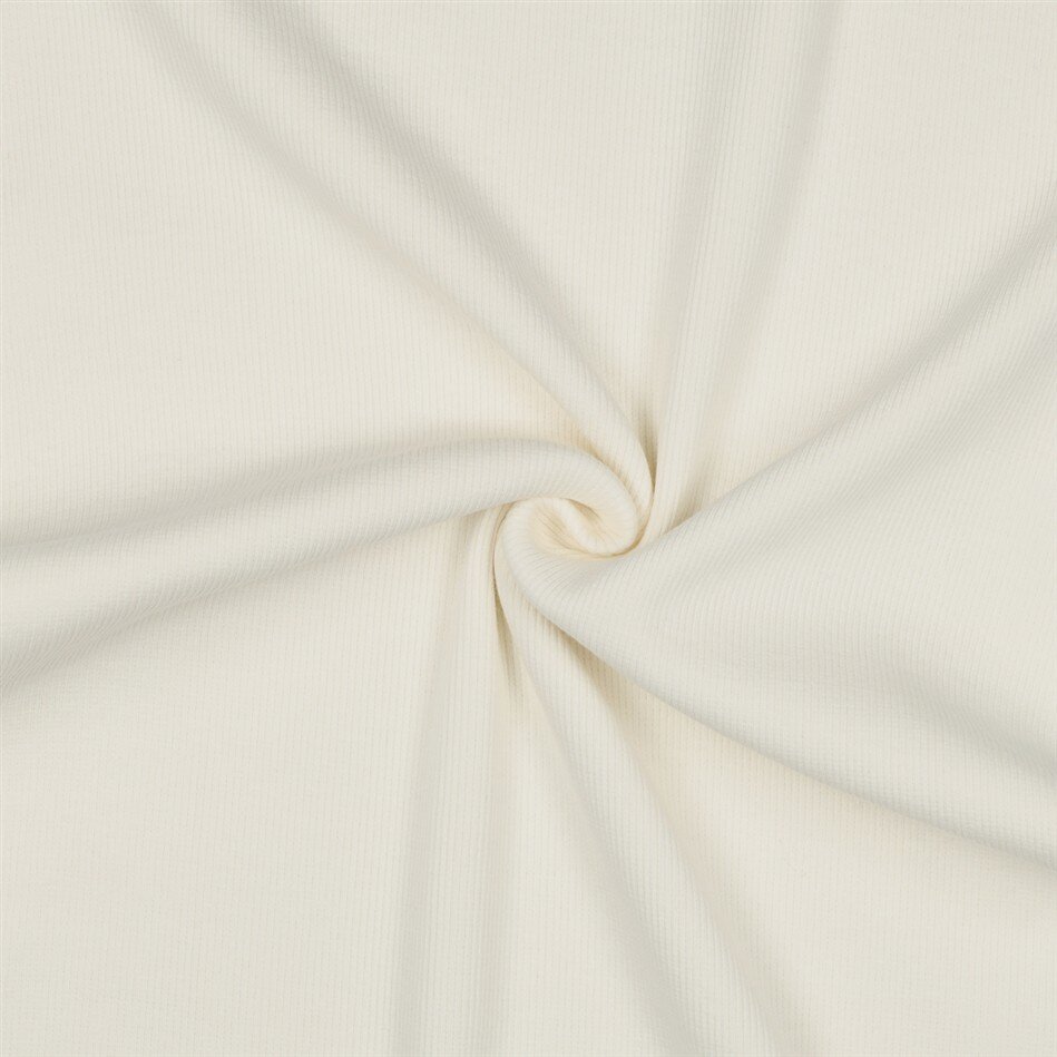 Ripp Strickbündchen Organic - creme