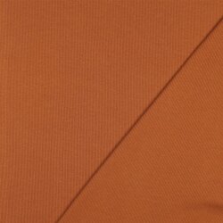 Ripp Strickbündchen Organic - steinrot