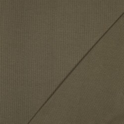Ripp Strickbündchen Organic - dunkeloliv