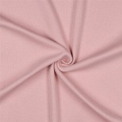 Ripp Strickbündchen Organic - perlrosa
