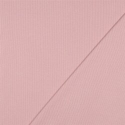 Ripp Strickbündchen Organic - perlrosa