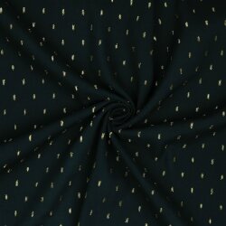 Viskose Lurex - schwarz