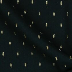 Viskose Lurex - schwarz
