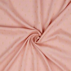Viskose Lurex - perlrosa