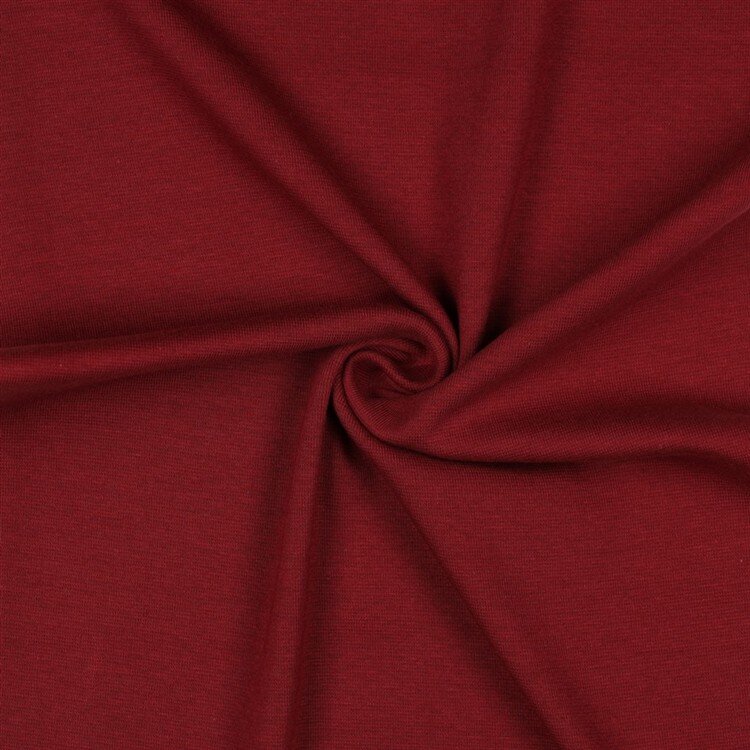 Strickbündchen *Vera* - dunkelrot