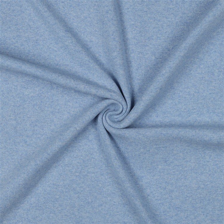 Strickbündchen *Vera* - hellblau meliert