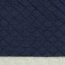 Steppstoff Jeans und Teddy - indigoblau