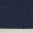 Steppstoff Jeans und Teddy - indigoblau