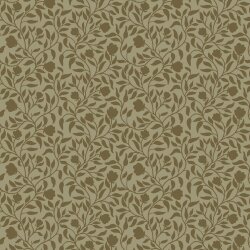 Baumwollsatin Stretch FLOWER Blätter - moosgrün