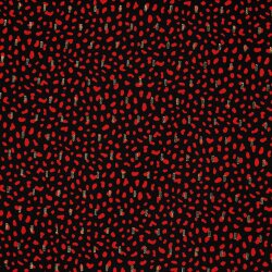 Viskose Lurex Punkte - schwarz