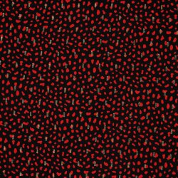 Viskose Lurex Punkte - schwarz