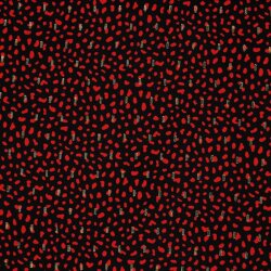 Viskose Lurex Punkte - schwarz