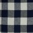 Viskose Leinen YARN DYED CHECK - dunkelblau