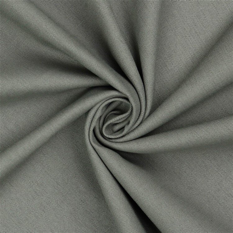 Viskose Leinen Stretch - kieselgrau