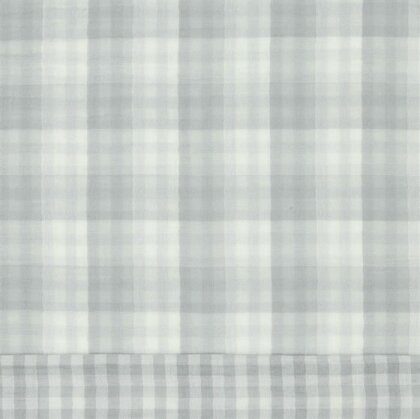 Doppelseitiger Musselin CHECKS - grau