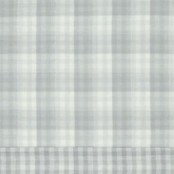 Doppelseitiger Musselin CHECKS - grau