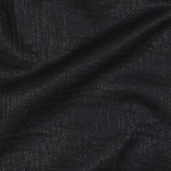 Musselin feine Glitzerpunkte - schwarz