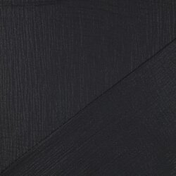 Musselin feine Glitzerpunkte - schwarz