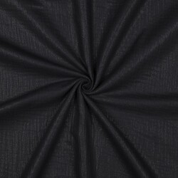 Musselin feine Glitzerpunkte - schwarz
