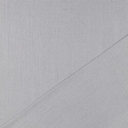 Musselin feine Glitzerpunkte - grau