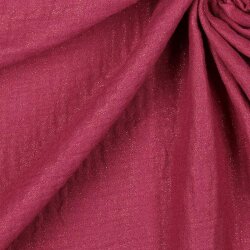 Musselin feine Glitzerpunkte - kirsche