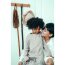 Musselin *Vera* - taupe Melange