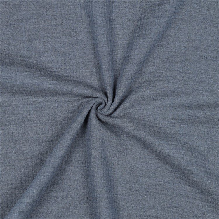 Musselin *Vera* - Jeans Meliert