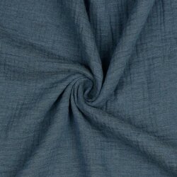 Musselin *Vera* - Jeans Melange
