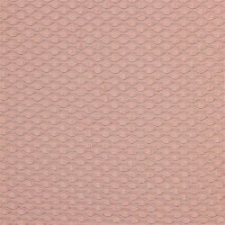 Jacquard Jersey Lurex Wellen - rosa