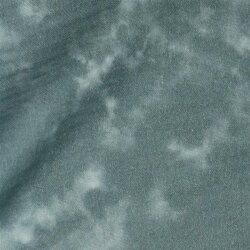 Musselin Digital Tie Dye - steingrau/grau