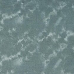Musselin Digital Tie Dye - steingrau/grau