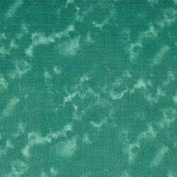 Musselin Digital Tie Dye - dunkelcyanblau