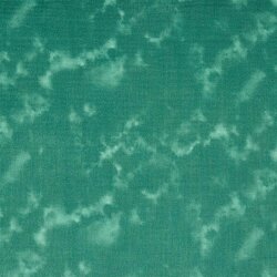 Musselin Digital Tie Dye - dunkelcyanblau