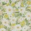 Waffelpiqué Digital Blumen - weiss