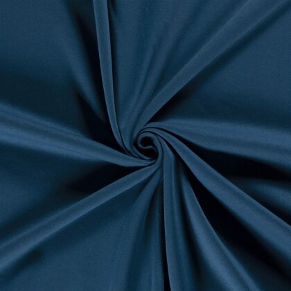 Wintersweat *Marie* angeraut schwere Qualität - pfauenblau