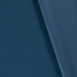 Wintersweat *Marie* angeraut schwere Qualität - pfauenblau