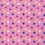 French Terry grosse bunte Punkte - hellpink