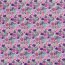French-Terry wilde Waben und Sterne - hellpink