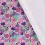 French-Terry wilde Waben und Sterne - hellpink